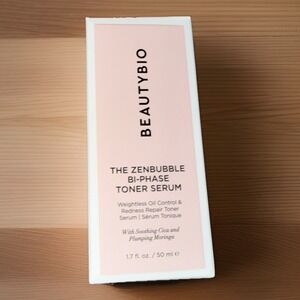 BeautyBio The ZenBubble Bi-Phase Toner Serum NIB Soothing Plumping‎ Repair Toner